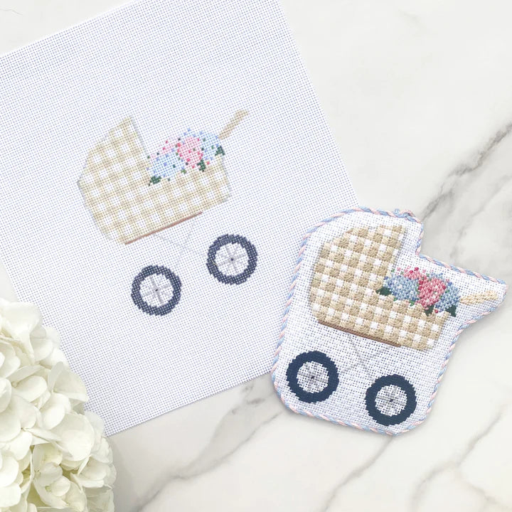 Baby Carriages - Tan Gingham