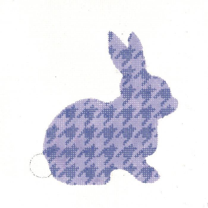 Lilac Houndstooth Bunny KC-KEA5818