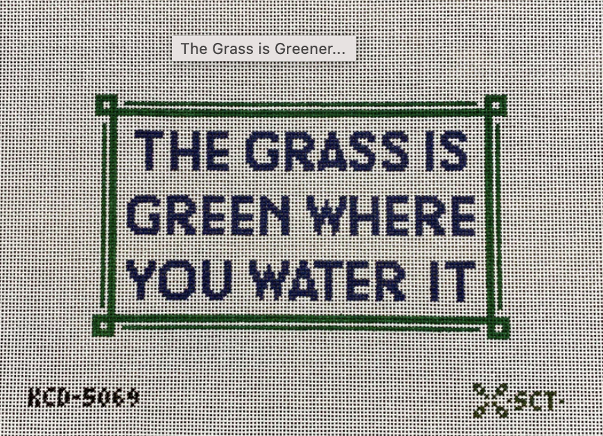 The Grass is Greener... KCD5069