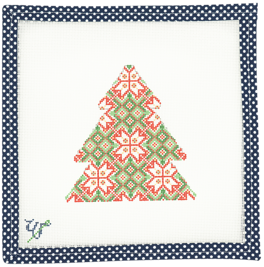 Snowflake 3.5" Tree with stitch guide