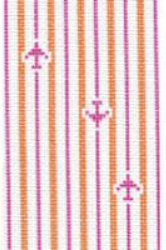 Airplane Stripe Orange/Pink Passport Cover Insert TTPC011