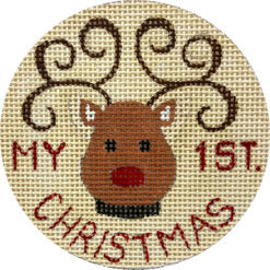 X383 Baby's 1st Christmas Reindeer