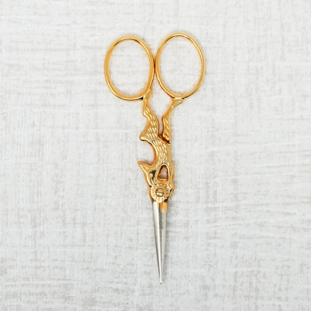 Gold Gilded Rabbit Bohin Embroidery Scissors