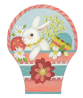 2050A Bunny Basket Ornament