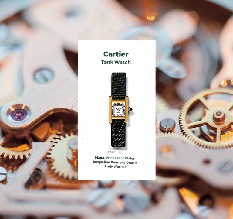 VW Cartier Tank Watch Needleminder
