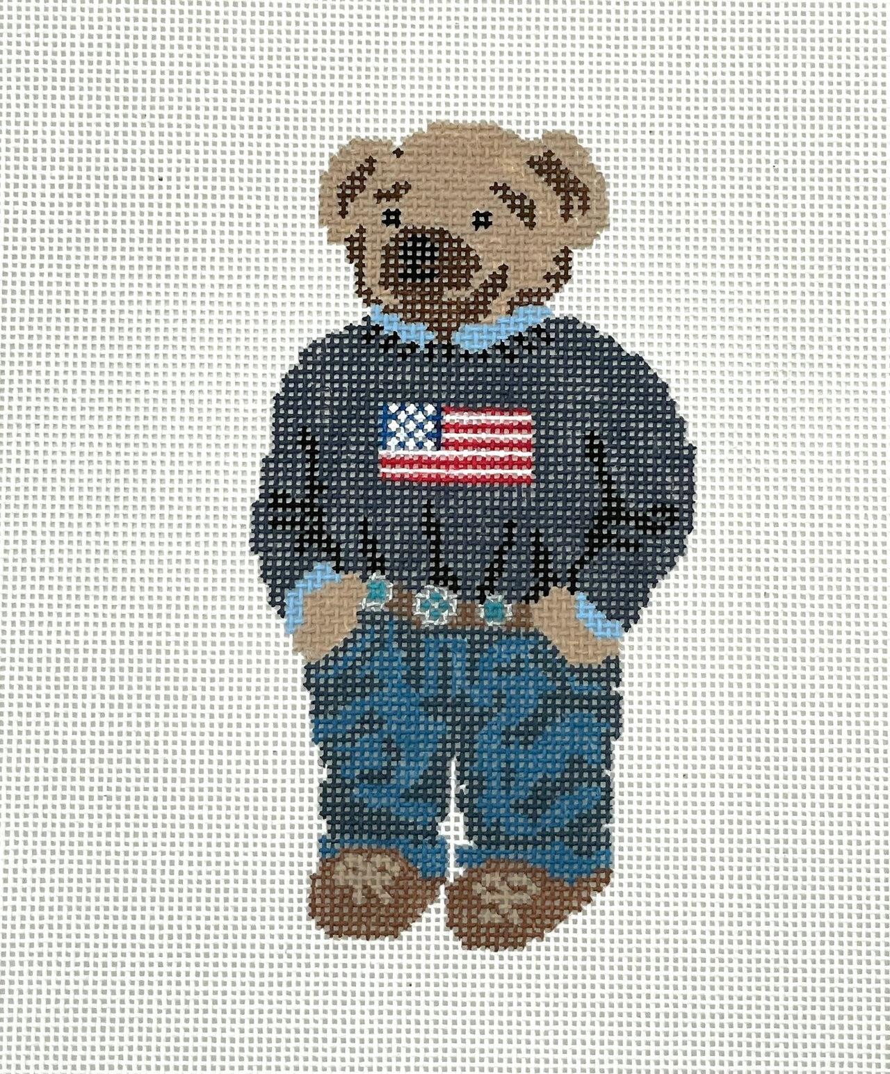 Flag Sweater Bear