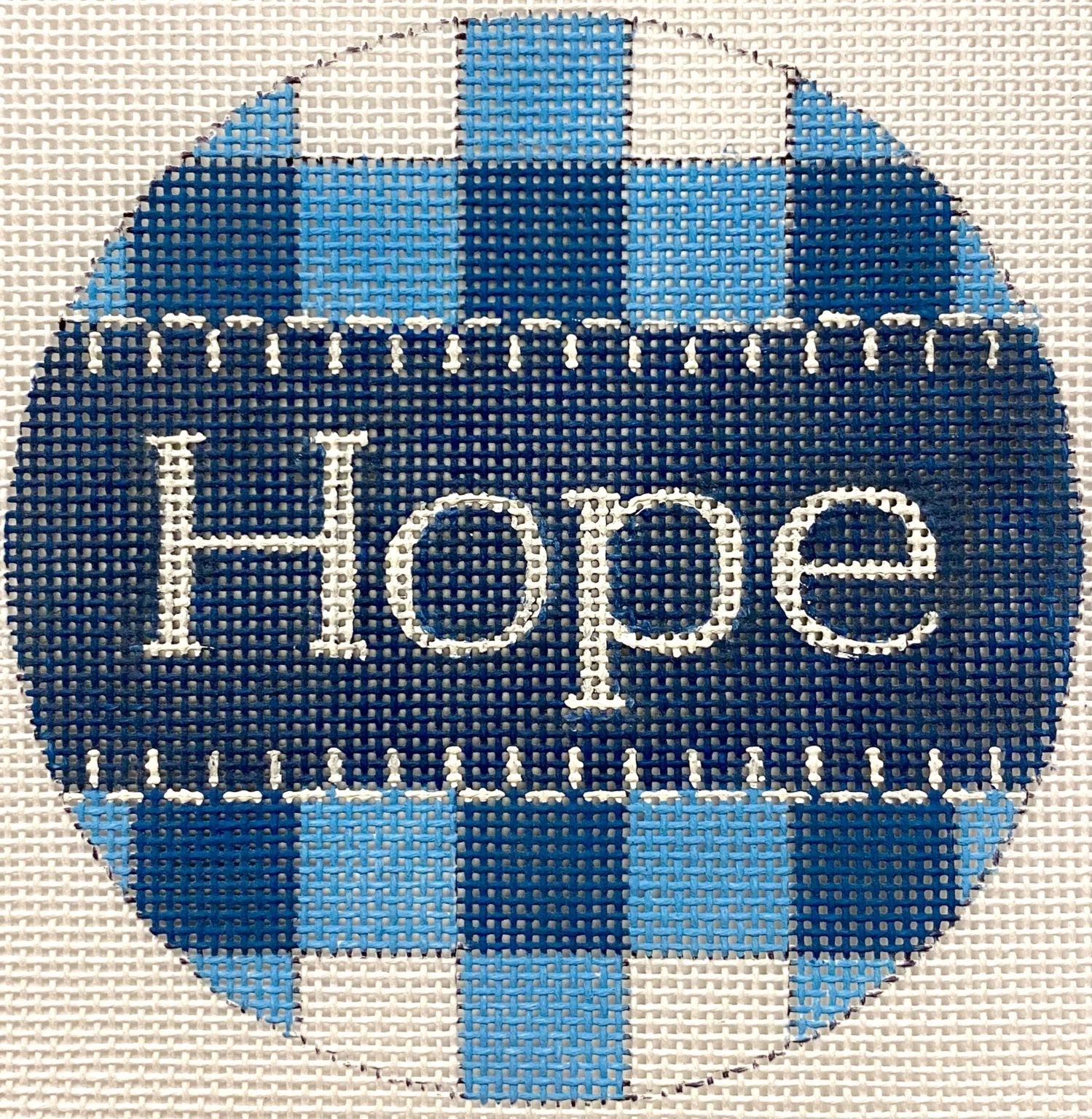 Hope Blue Gingham X462