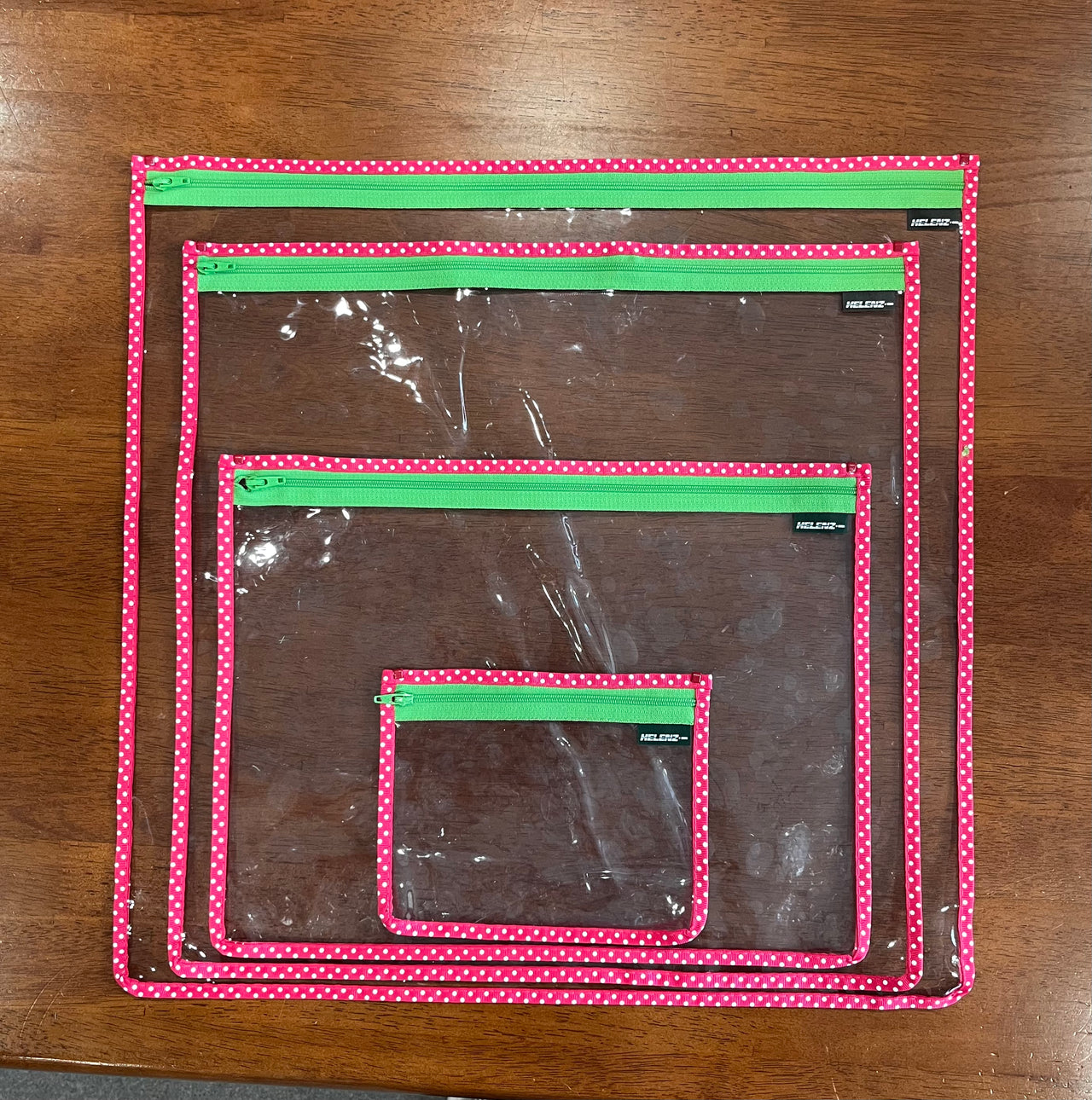 Pink and Green Project Bag