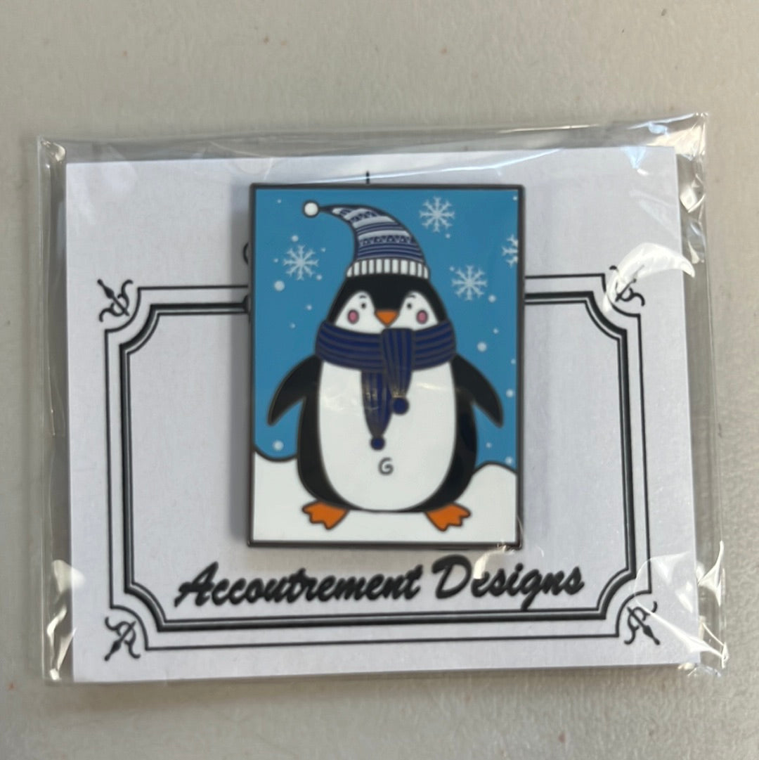 Winter Penguin Needleminder Mag Friend