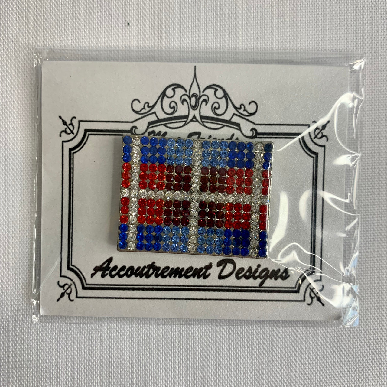Red White and Blue Plaid Needleminder Mag Friend