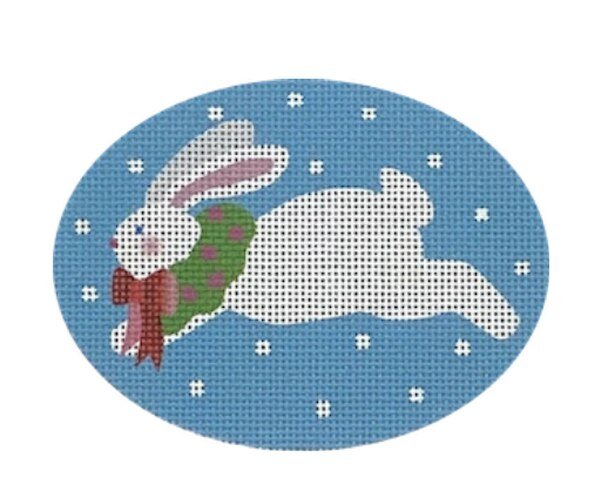 Jumping Bunny w/Wreath BN05