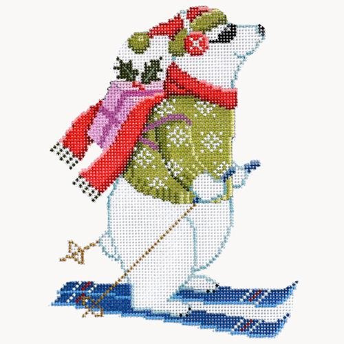 KB1464 Skiing Polar Bear
