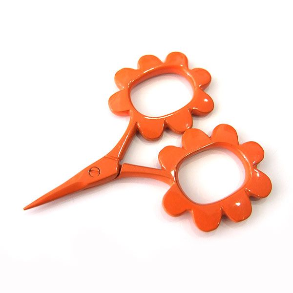 Orange Flower Power Scissor
