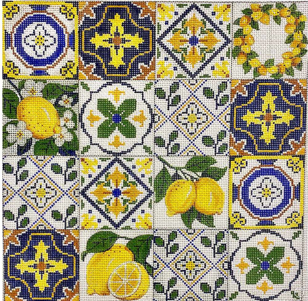 Navy & Lemon Collage 4244