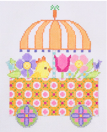 HO104B Easter Egg Express Orange Car