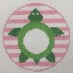 RD102 Turtle Monogram Round