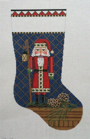 Santa Nutcracker Stocking #13 0179