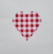 Small Red Gingham Hearts