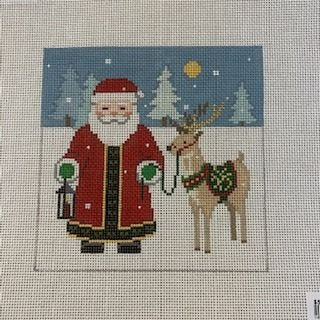 Santa with Reindeer 0727