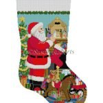 Santa Nativity Stocking #18 0192