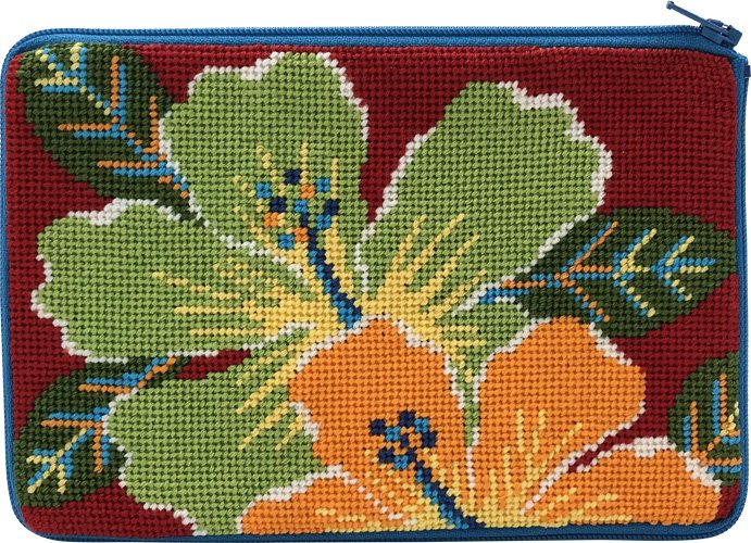 Bright Hibiscus Cosmetic Case-SZ631